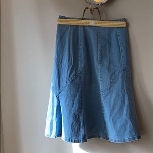 Vintage 70’s style jean skirt